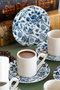 Hermia Nilüfer 12 Juego de tazas de café Multicolor (12 piezas) de Porcelana